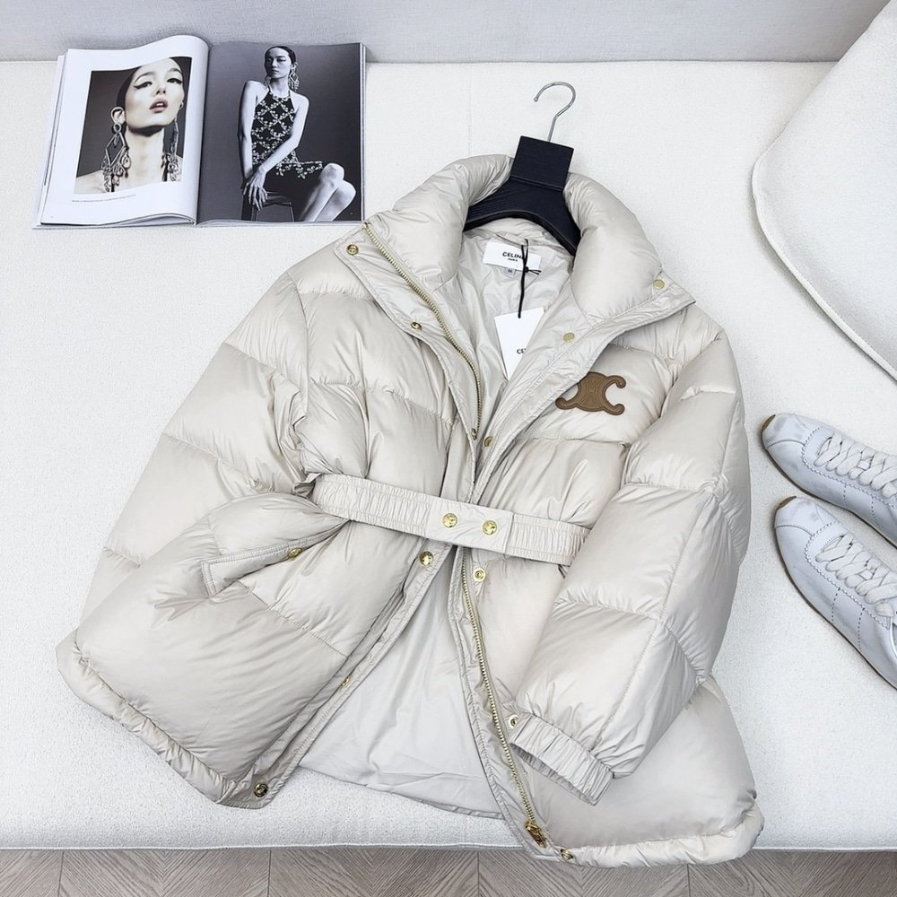 Ce1i*e Down Jacket Polyester White