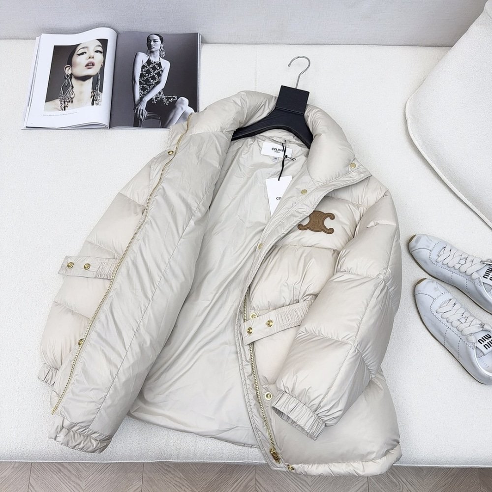 Ce1i*e Down Jacket Polyester White