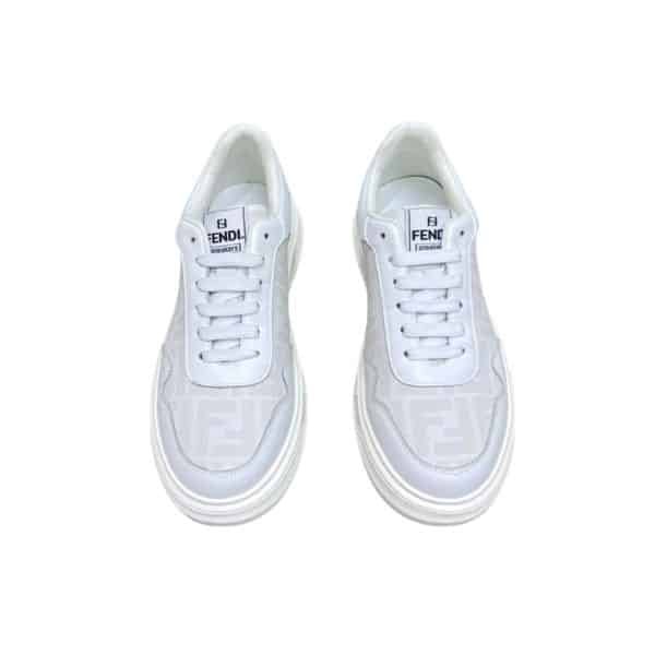 F**di Ff Motif Low Top Sneakers White