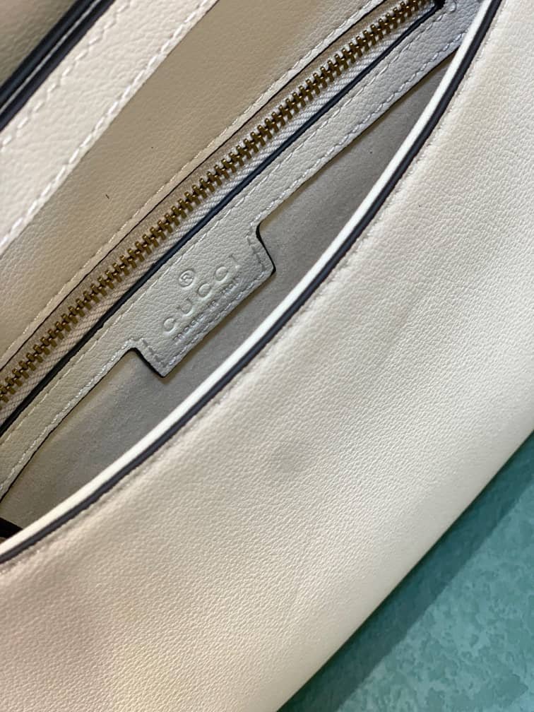 Gvc*1 Blondie Shoulder Bag White Leather 28Cm 699268 Uxx0G 9022