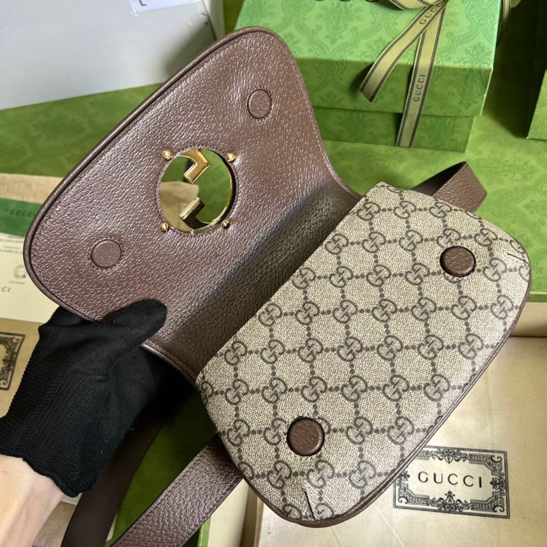 Gvc*1 Blondie Belt Bag Gg Svp*me Beige Ebony 703807 K9Gsg 8358