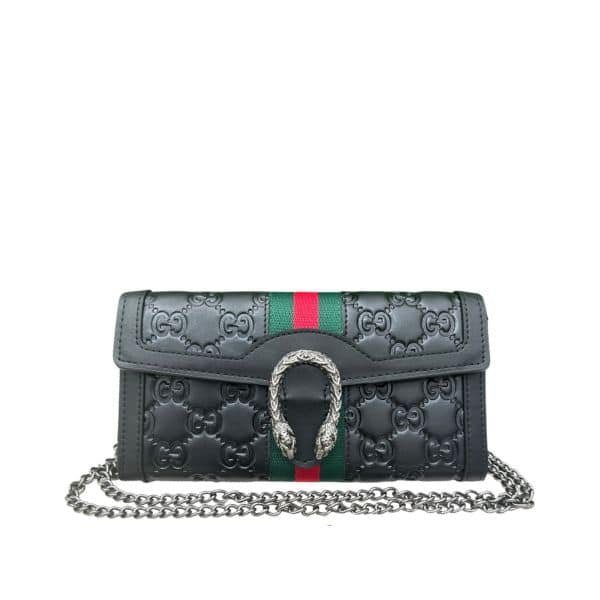 Gvc*1 Women’S Dionysus Gg Svp*me Chain Bag Black 19Cm