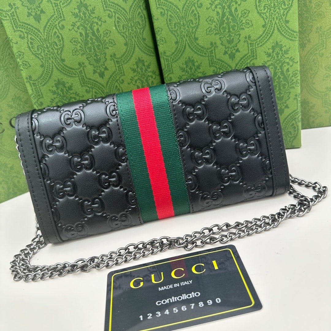 Gvc*1 Women’S Dionysus Gg Svp*me Chain Bag Black 19Cm