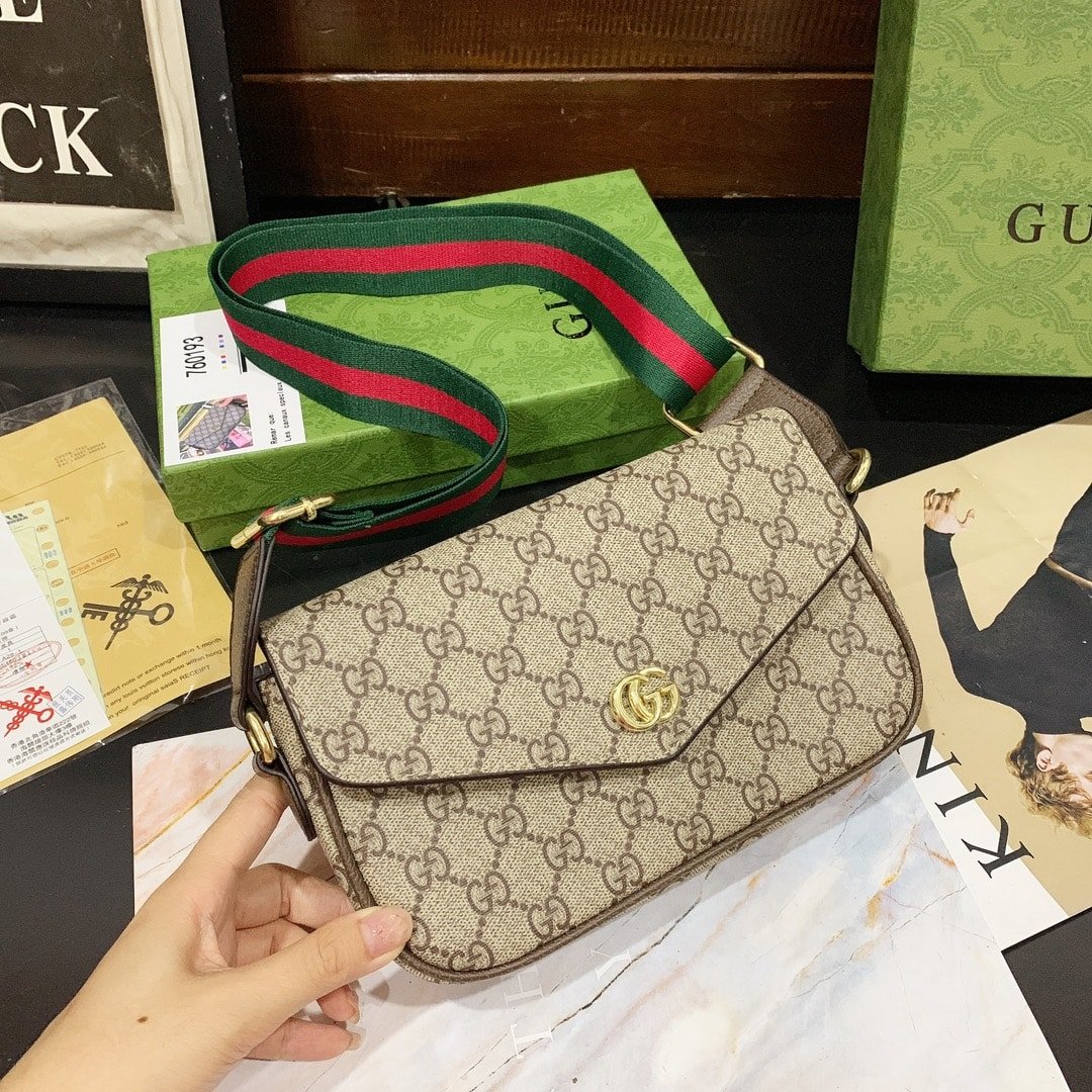 Gvc*1 Ophidia Mini Bag Brown 22Cm 764961 96Iwg 8745