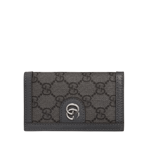 Gvc*1 Ophidia Gg Card Case Holder Gray 19Cm ‎734943 Uulbn 1244