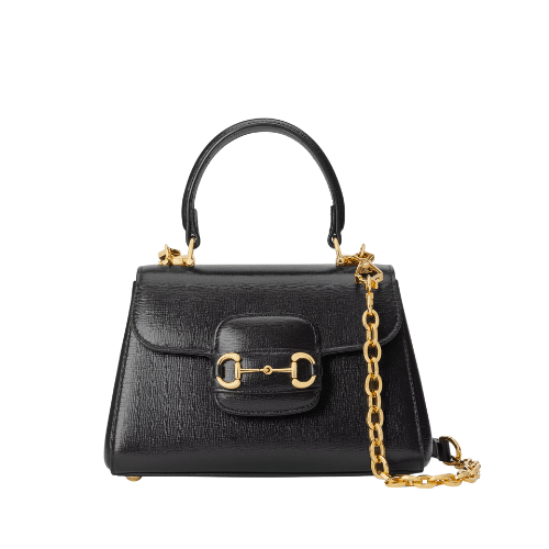 Gvc*1 Horsebit 1955 Mini Bag Black 22Cm 703848 Aaa7G 1000