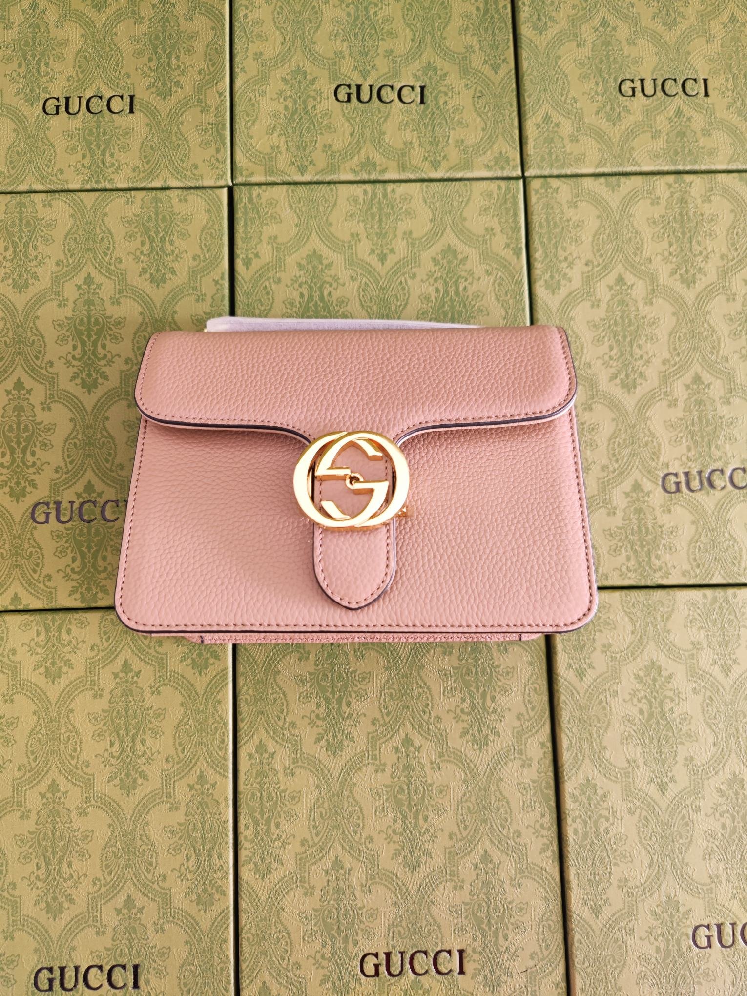 Gvc*1 Gg Marmont Shoulder Bags Pink 20Cm