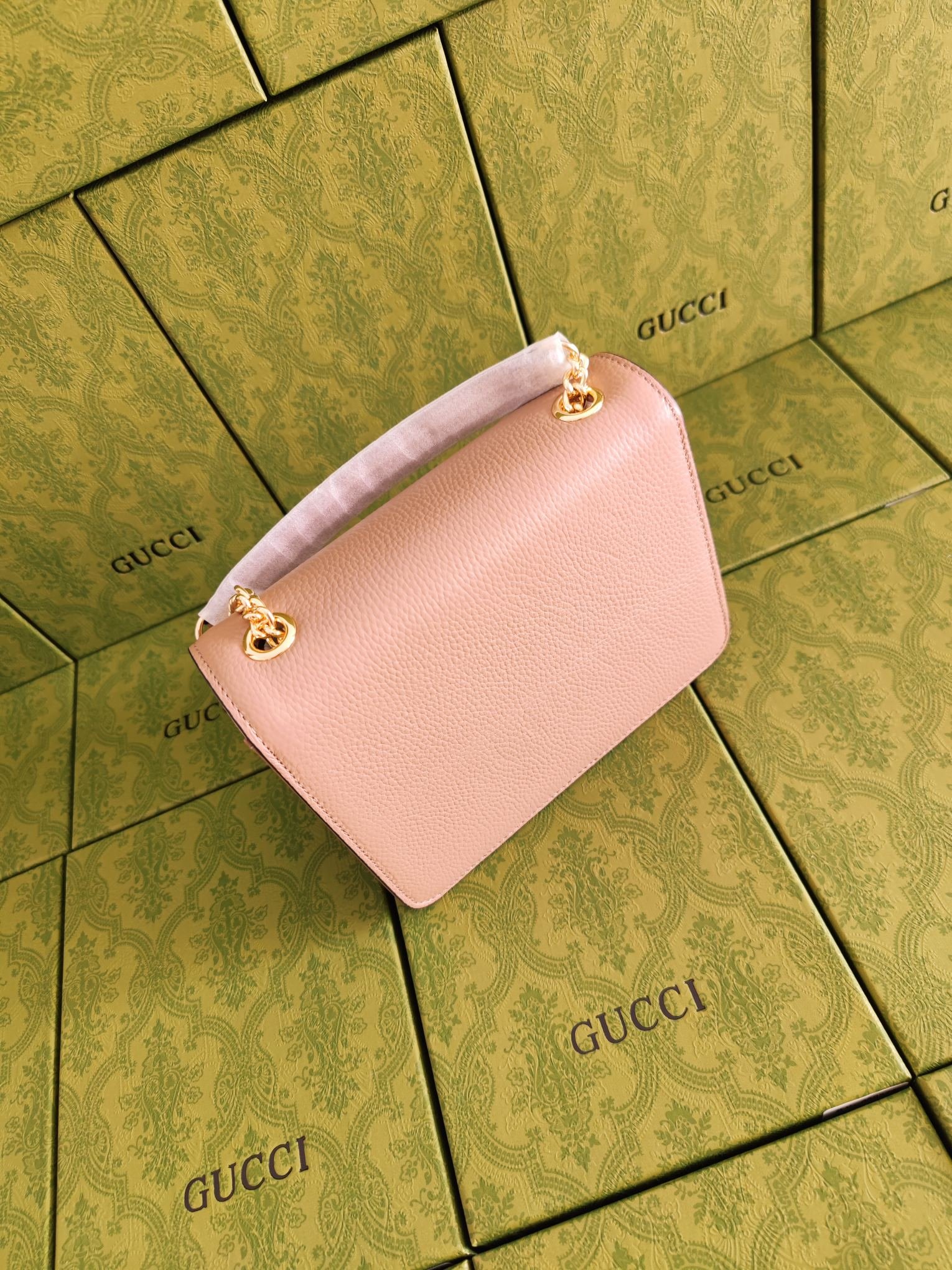 Gvc*1 Gg Marmont Shoulder Bags Pink 20Cm