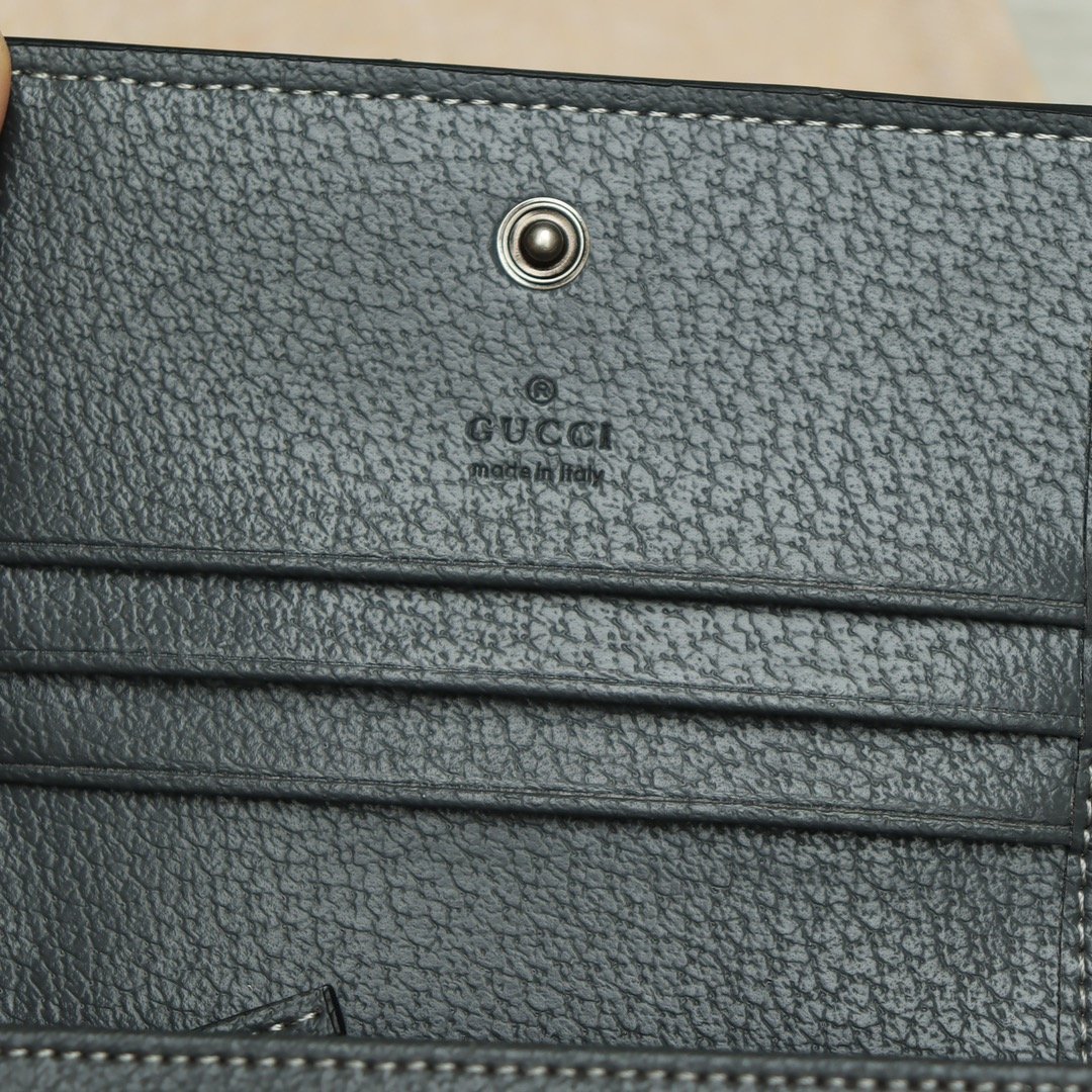 Gvc*1 Ophidia Gg Card Case Holder Gray 11Cm