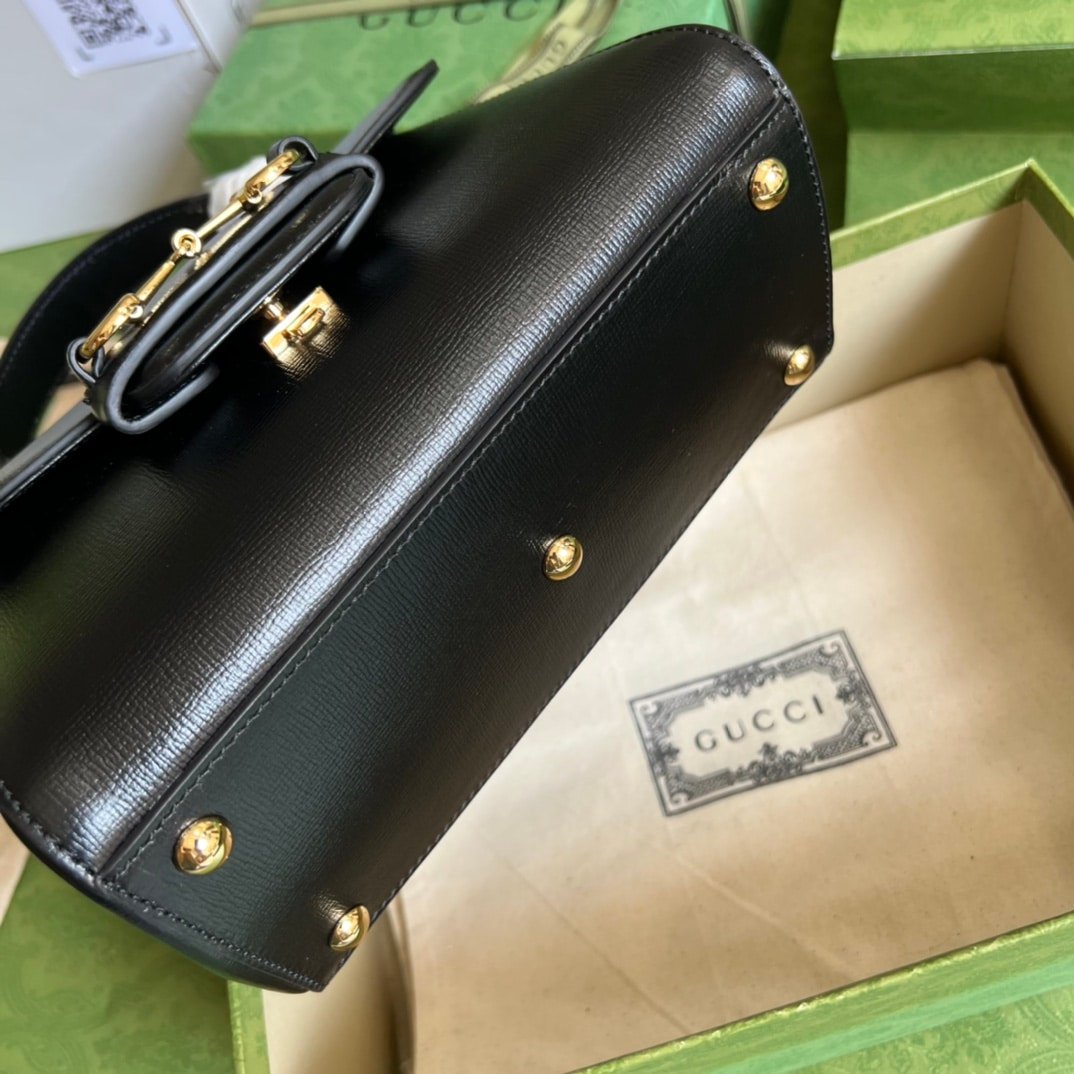 Gvc*1 Horsebit 1955 Mini Bag Black 22Cm 703848 Aaa7G 1000