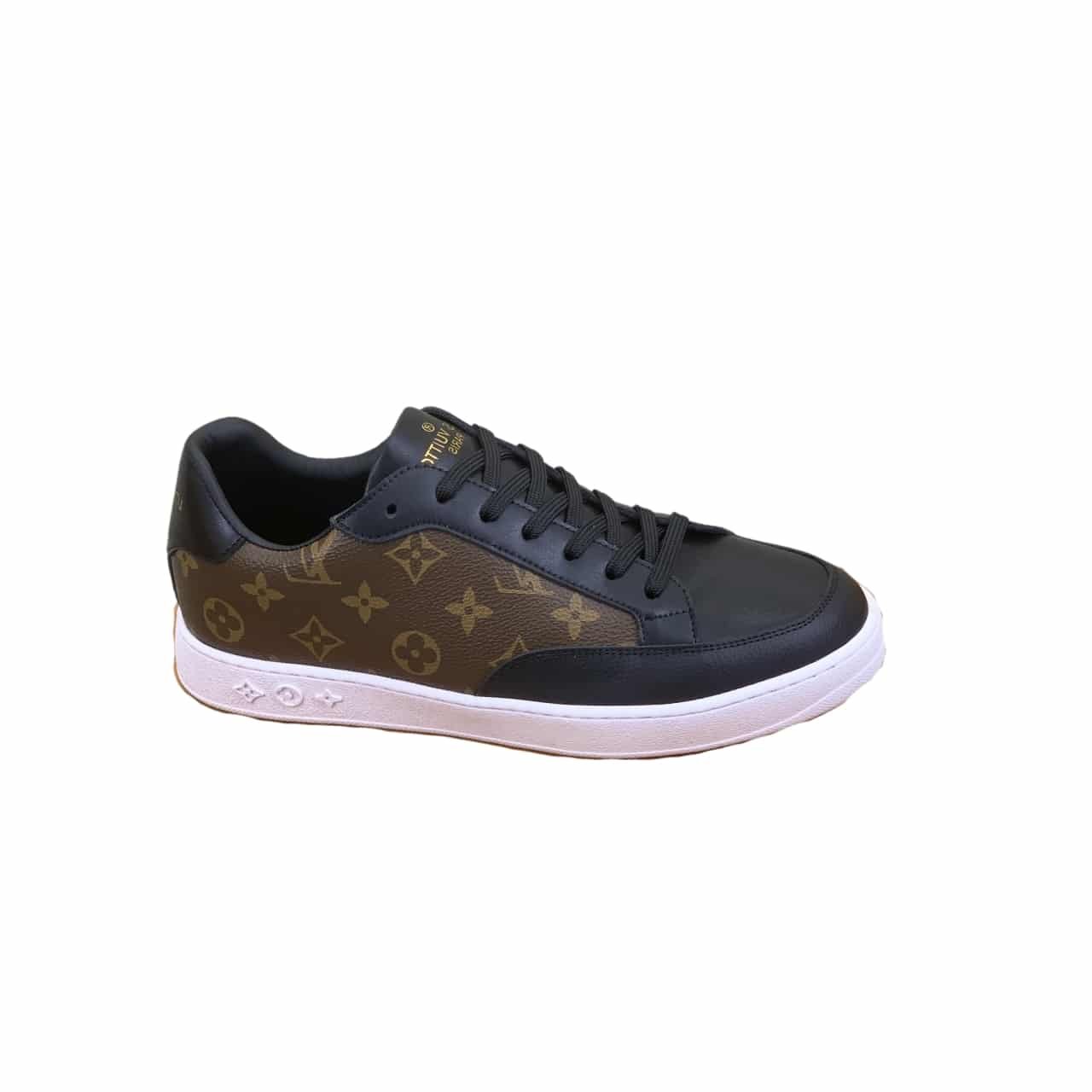 L0vis Vvtt0n Sneaker Calfskin Monogram Pattern In Brown