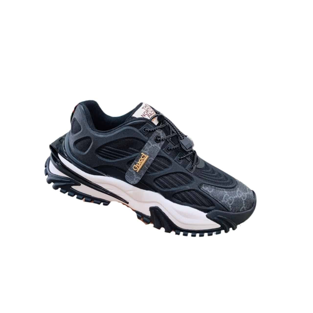 Gvc*1 Gg Men’S Sneaker Rubber Leather Black