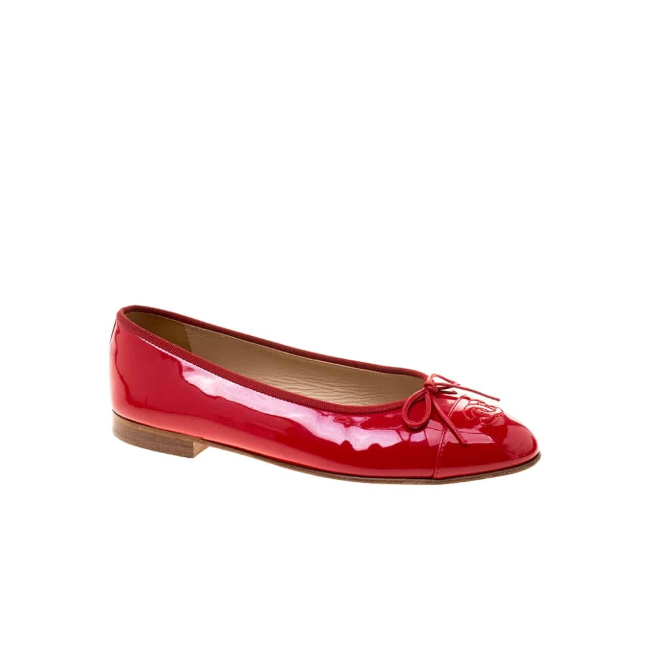 Ch**el Red Women’S Ballerinas