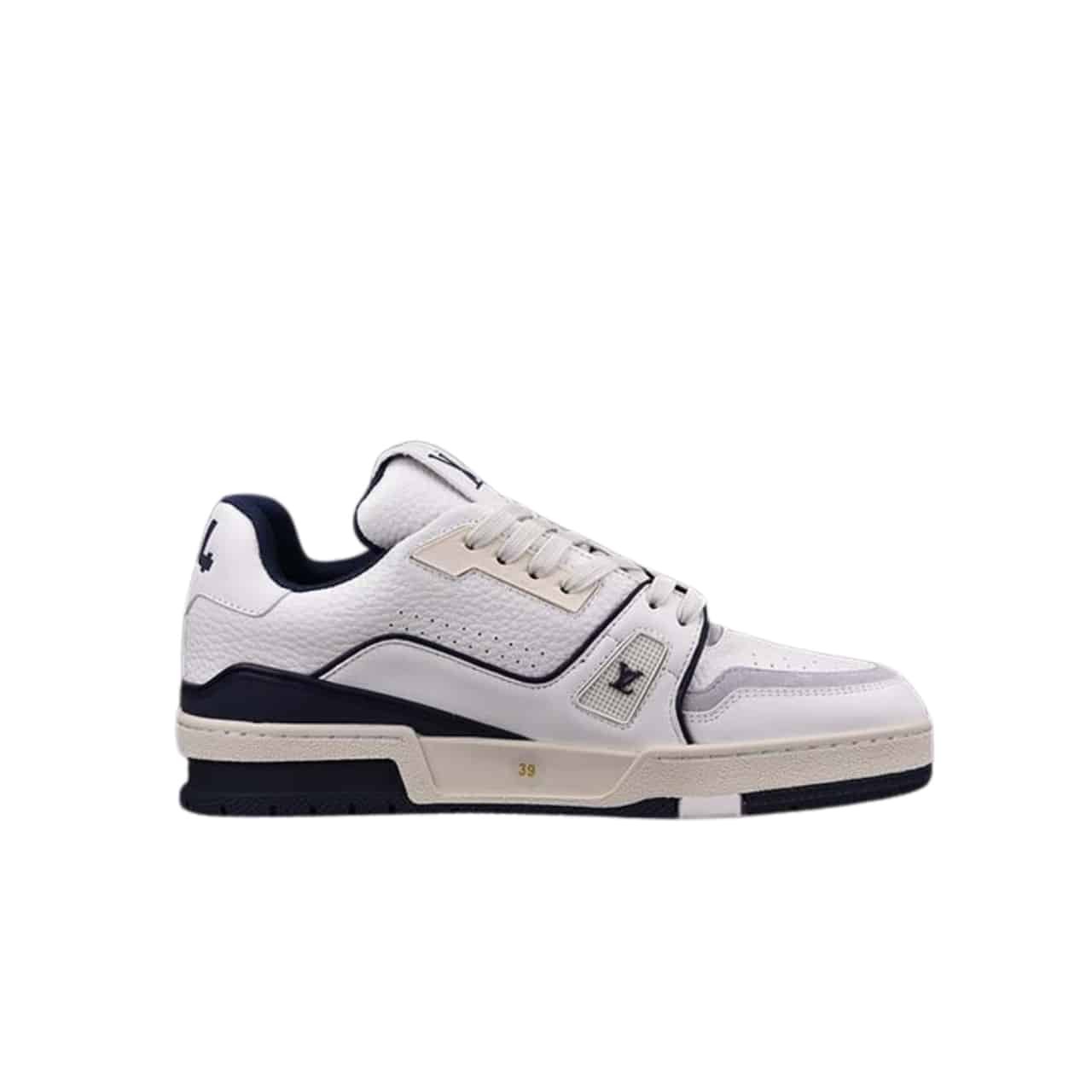 L0vis Vvtt0n Men’S Sneaker Lv Trainer Signature Marine Blue