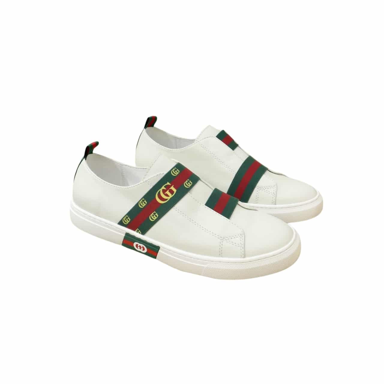 Gvc*1 Gg Slip On Sneaker Leather White