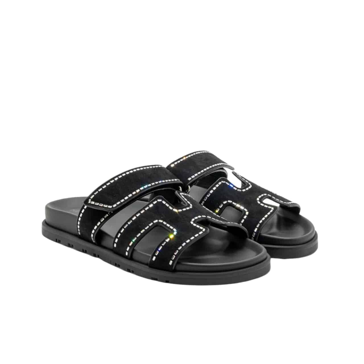 H**me5 Chypre Sandal Suede Crystal Black