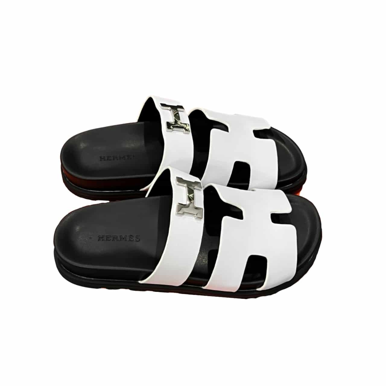 H**me5 Chypre Sandal H Logo Silver Hardware White