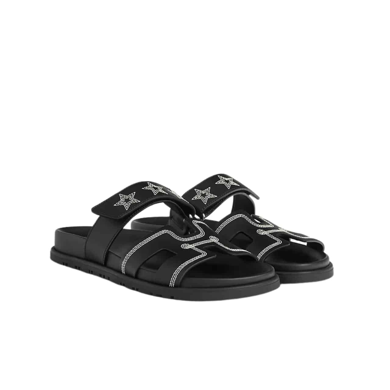 H**me5 Chypre Sandal Star Stitched Noir H232142Z 02340