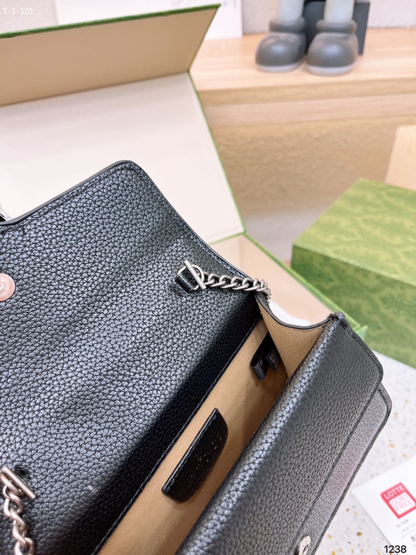 Gvc*1 Dionysus Mini Top Handle Bag Black 18Cm 752029 Caogn 1155