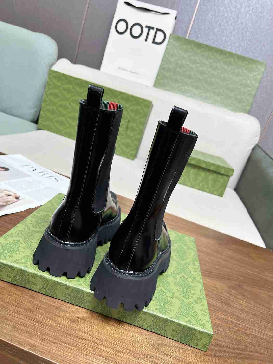 Gvc*1 Women’s Boot With Web Anand Leather Black ‎806398 Aad6T 1052