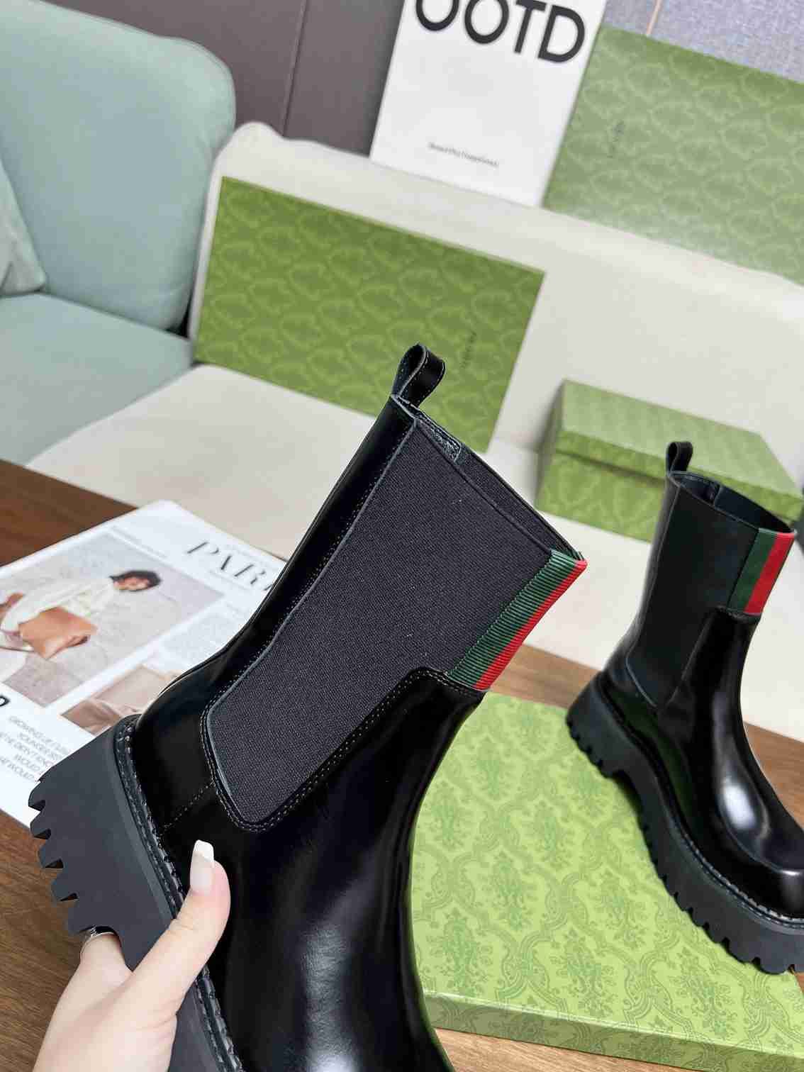 Gvc*1 Women’s Boot With Web Anand Leather Black ‎806398 Aad6T 1052
