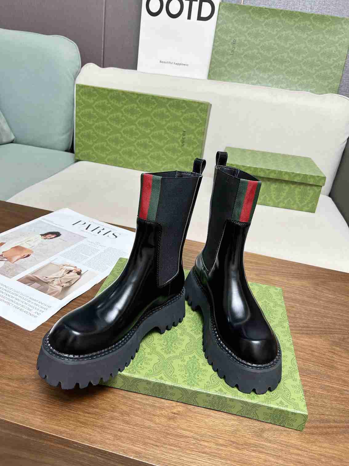 Gvc*1 Women’s Boot With Web Anand Leather Black ‎806398 Aad6T 1052