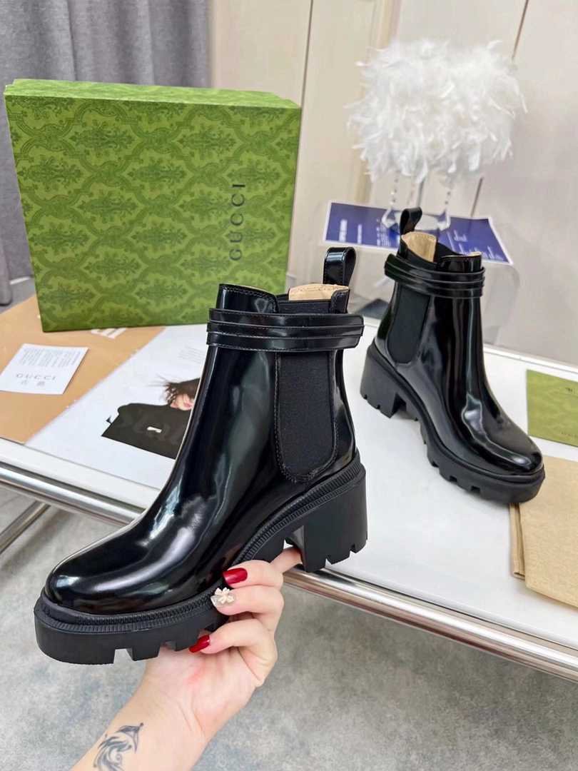 Gvc*1 Mid Heel Boot With Logo Black‎ 734909 Aabk6 1000