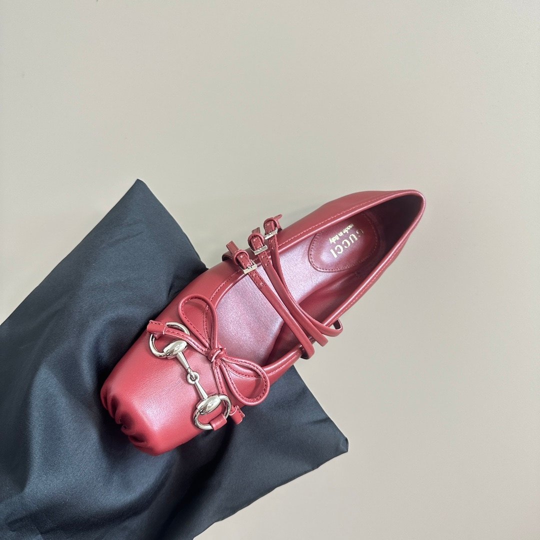 Gvc*1 Women’s Horsebit Ballet Flat Sacchetto Red 821219 Aaea4 6207