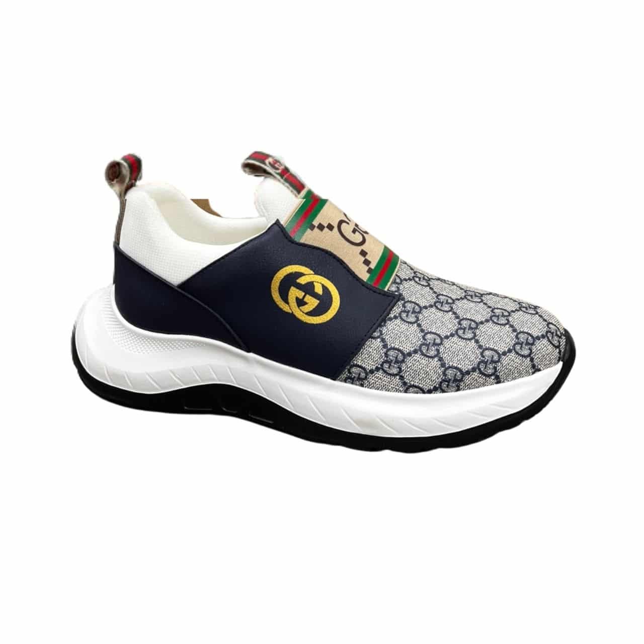 Gvc*1 Sneaker Gg Canvas Blue White