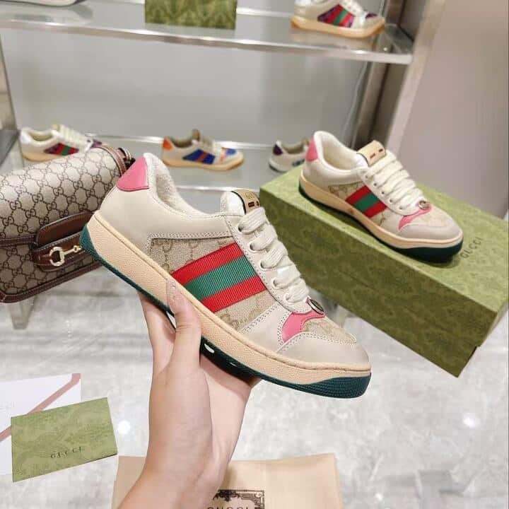 Gvc*1 Gg Screener Distressed Gg Canvas Pink 546551 9Y920 9665