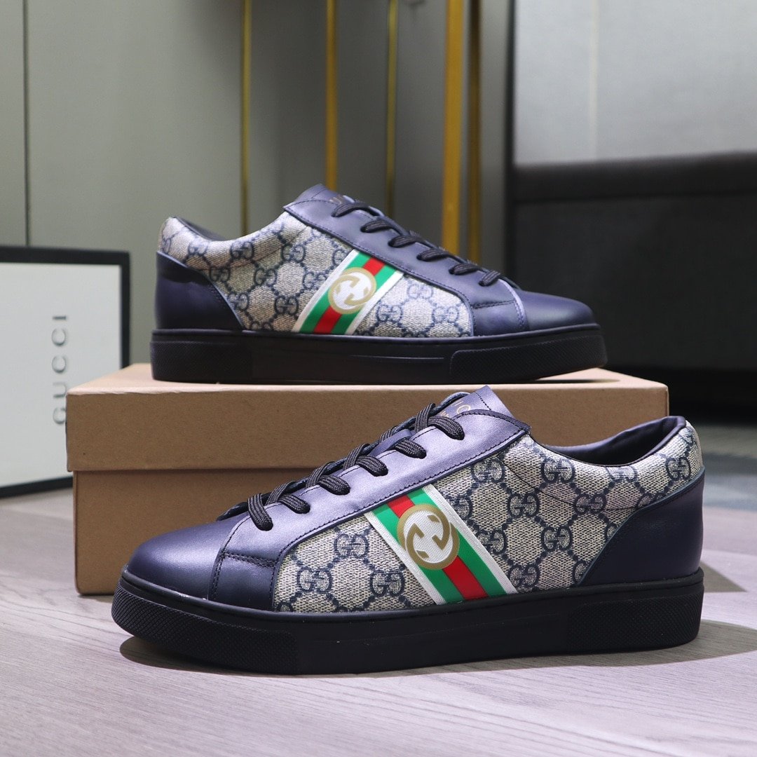 Gvc*1 Gg Svp*me Navy Blue Sneaker Gg With Web