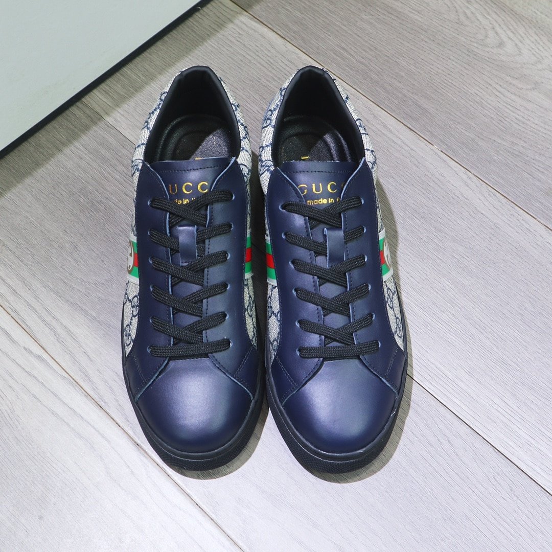 Gvc*1 Gg Svp*me Navy Blue Sneaker Gg With Web