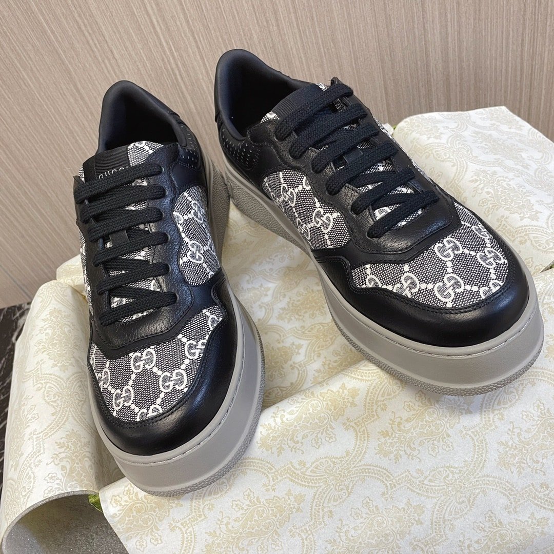 Gvc*1 Men’S Gg Trainer Svp*me Canvas Black ‎669582 Aacod 1072