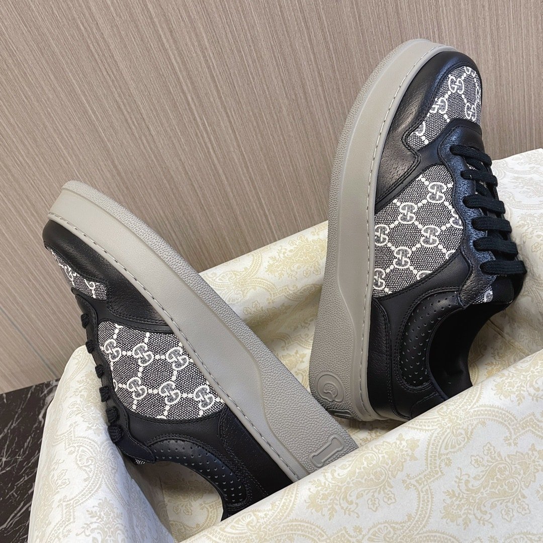 Gvc*1 Men’S Gg Trainer Svp*me Canvas Black ‎669582 Aacod 1072
