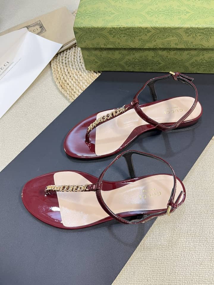 Gvc*1 Signoria Thong Sandal Red ‎782415 Bnc00 6207