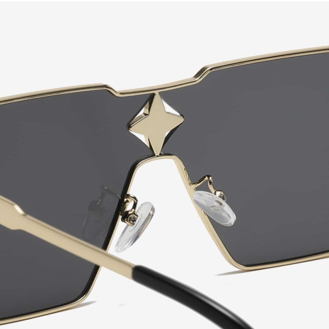 L0vis Vvtt0n Cyclone Metal Sunglasses Gold Hardware Black Z1700U