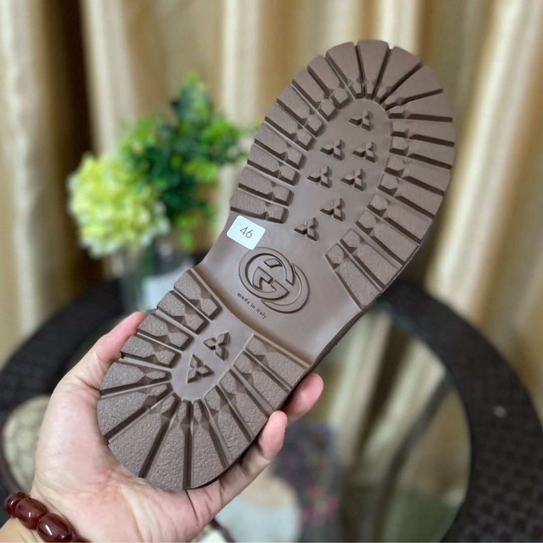 Gvc*1 Gg Slipper Horsebit Canvas Beige 655571 96G60 9762