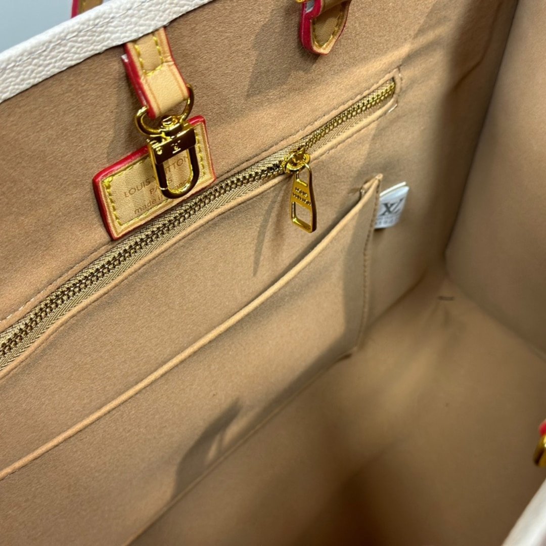 L0vis Vvtt0n Onthego Mm Monogram Canvas Dune 35Cm M46912