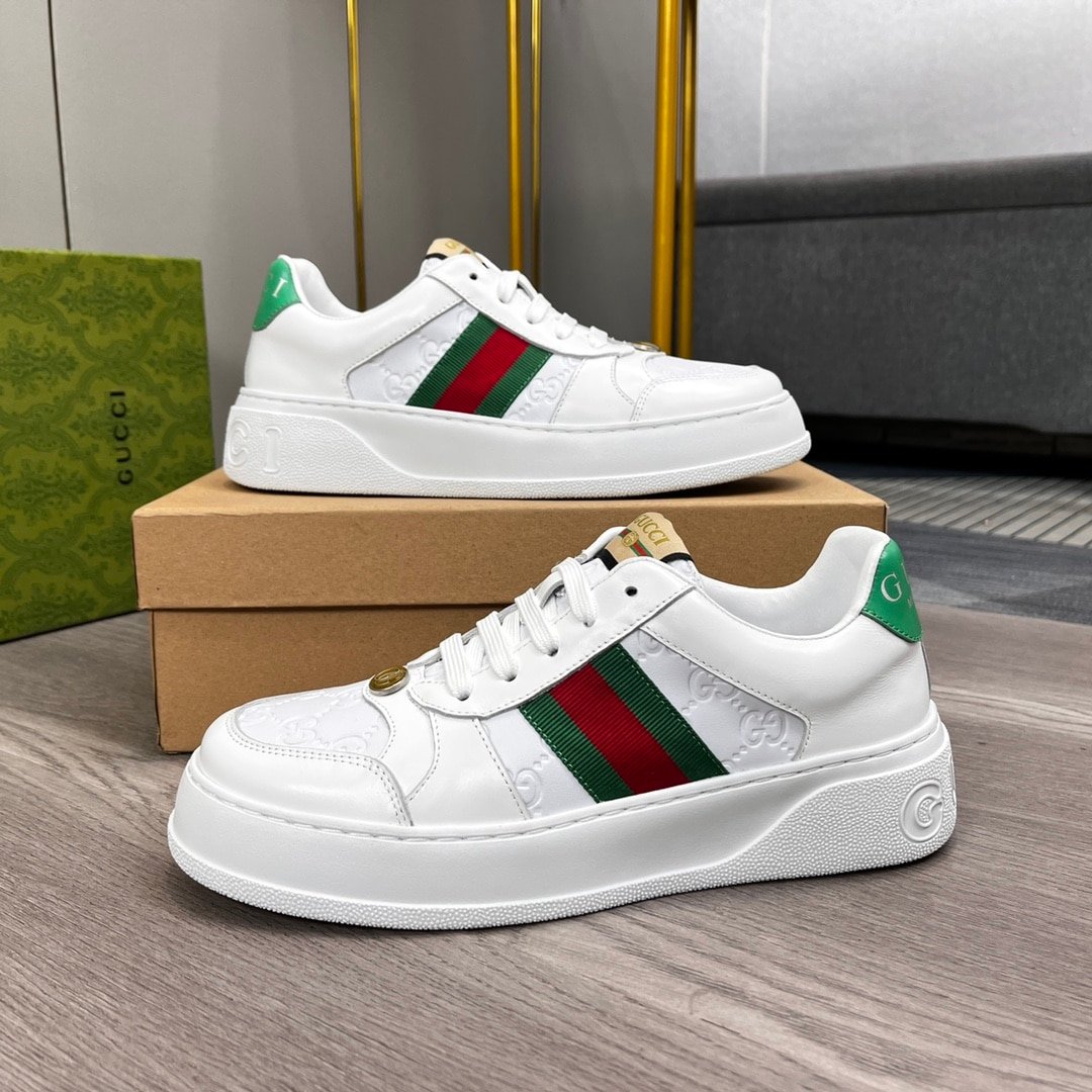 Gvc*1 Screener Sneaker With Web White