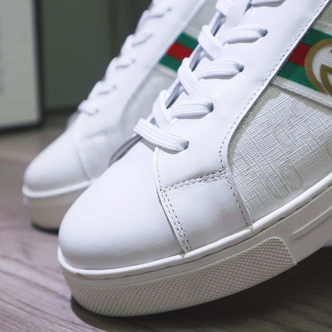 Gvc*1 Gg Svp*me White Sneaker Gg With Web