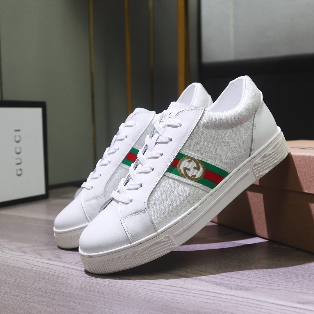 Gvc*1 Gg Svp*me White Sneaker Gg With Web