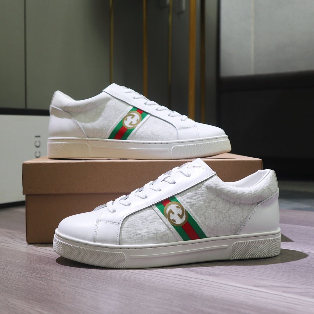 Gvc*1 Gg Svp*me White Sneaker Gg With Web