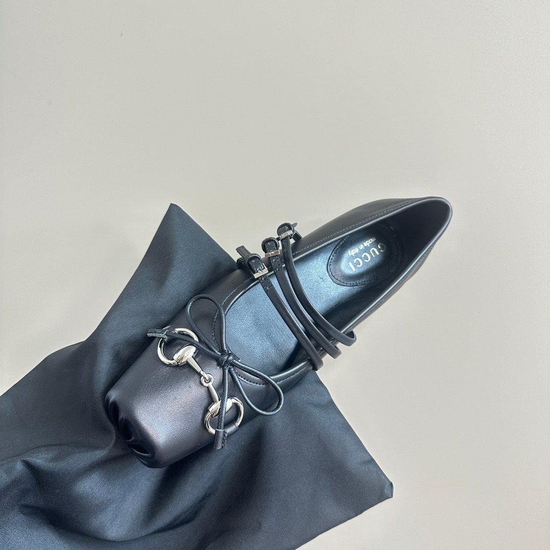 Gvc*1 Women’s Horsebit Ballet Flat Sacchetto Black 814318 Aaea4 1000