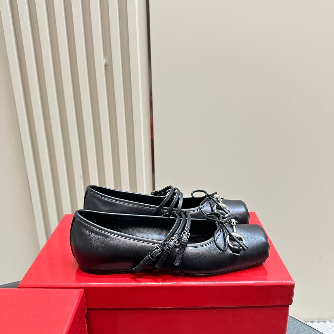 Gvc*1 Women’s Horsebit Ballet Flat Sacchetto Black 814318 Aaea4 1000