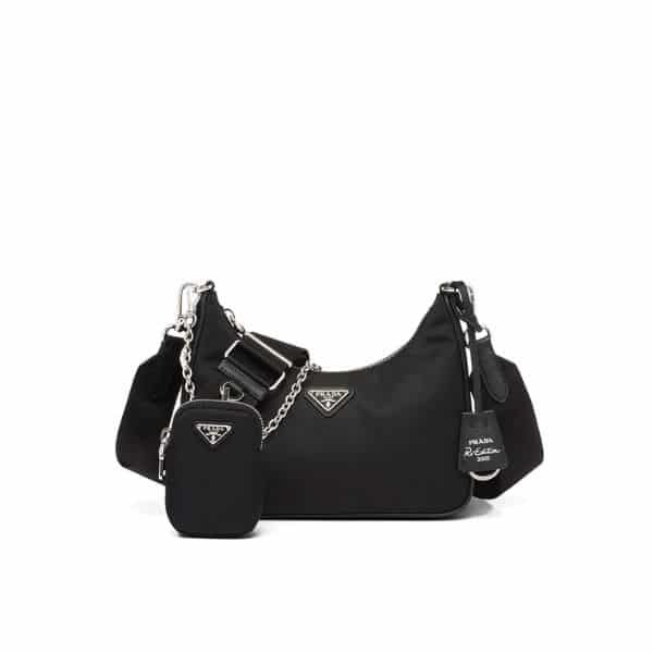 Pra*a Re Edition 2005 Re Nylon Bag Black 26Cm