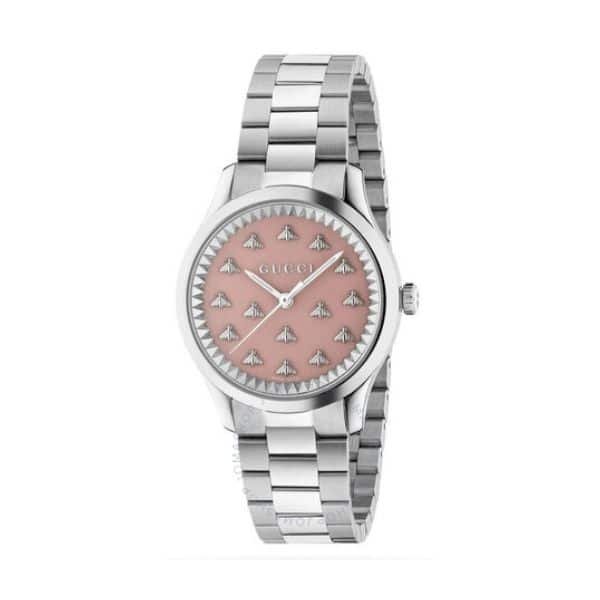 Gvc*1 G Timeless Automatic Pink Dial 38Mm Ya1265033