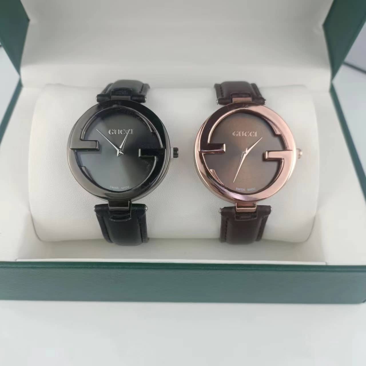 Gvc*1 Interlocking Watch Black Dial 29Mm Ya133501