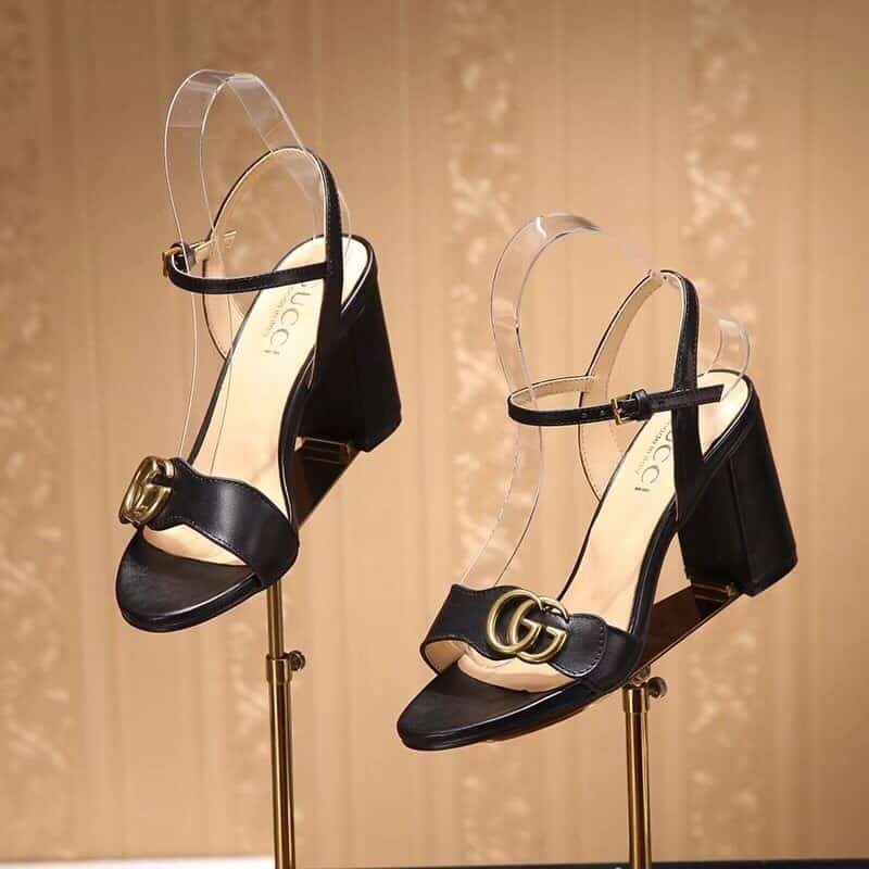 Gvc*1 G Mid Heel Sandal Black ‎453379 A3N00 1000