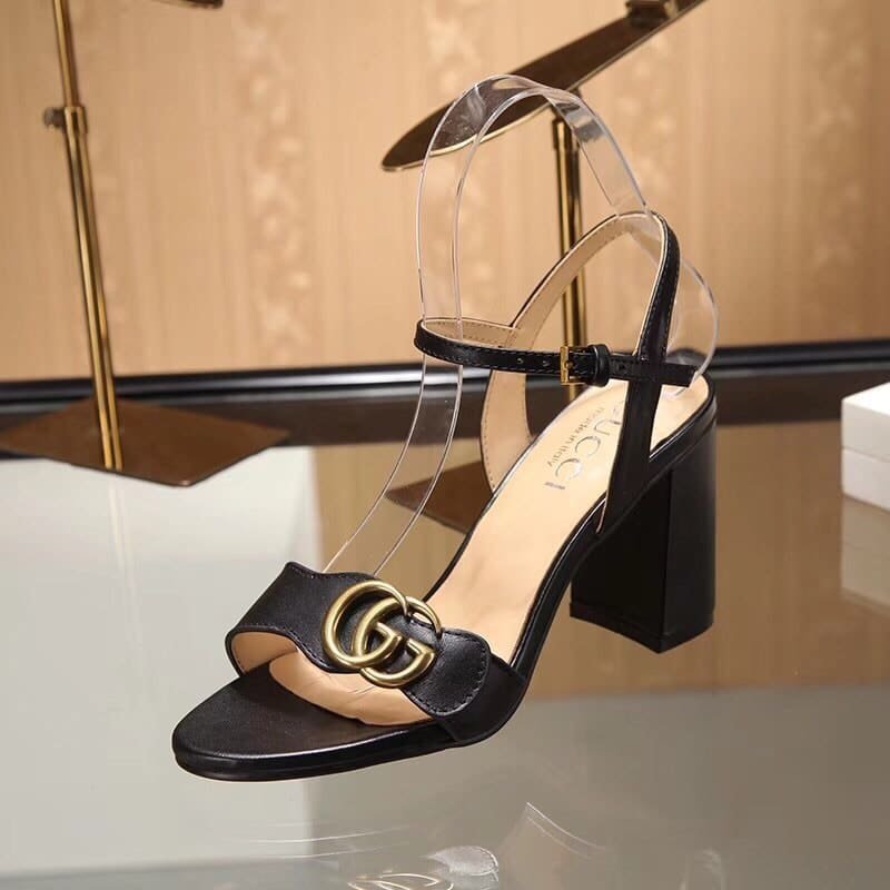 Gvc*1 G Mid Heel Sandal Black ‎453379 A3N00 1000