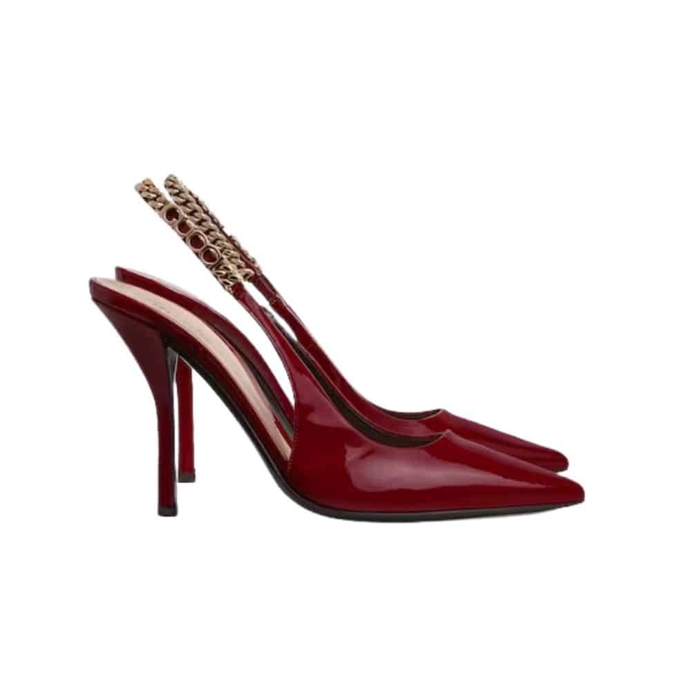 Gvc*1 Signoria Slingback Pump Red 783821 Bnc80 6207